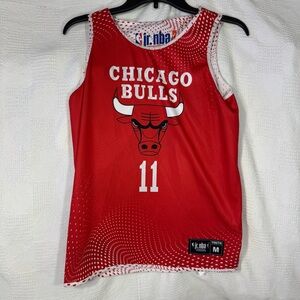 Chicago Bulls Kids Basketball Shirt SZ Medium‎ Reversable see pics EUC
